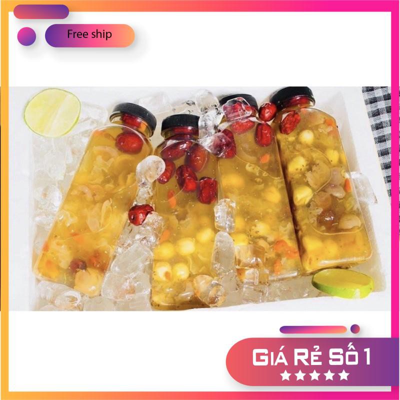 Set Chè Tuyết Yến Dưỡng Nhan Set 250gr nấu 12-15 chén, Set 520gr nấu 20-25 chén