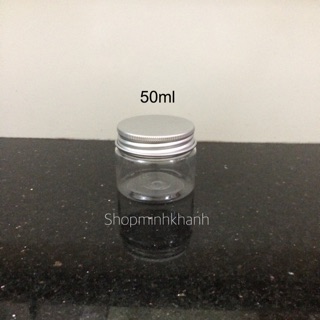 Hũ nhựa pet nắp nhôm 50ml