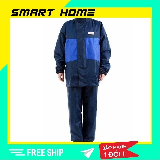 Bộ áo mưa 2 lớp, áo mưa vải dù siêu bền Thành Long