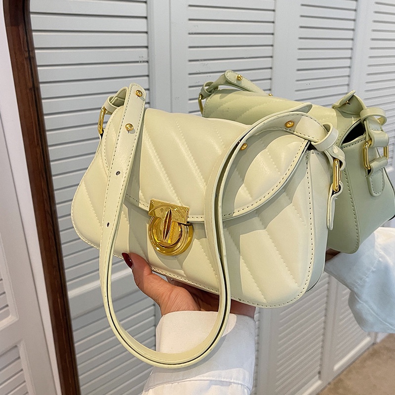 Túi đeo dưới cánh tay Hình Vuông Nhỏ Thêu Họa Tiết Phong Cách Hàn Quốc Thời Trang Mùa Hè 2022 Cho Nữ