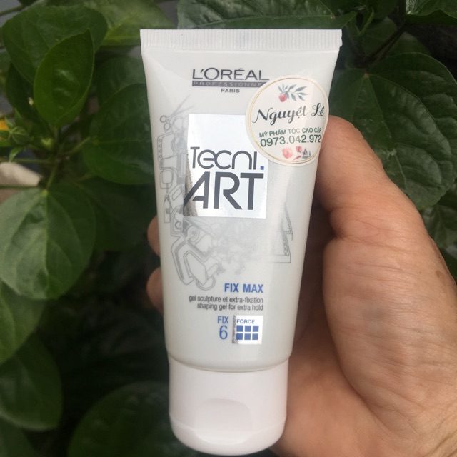 Gel tạo kiểu tóc LOREAL Tecni Art Fix Max 50ml