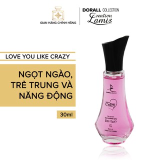Nước hoa Dubai chính hãng dành cho nữ Dorall Collection LOVE YOU LIKE CRAZY hương ngọt ngào, trẻ trung và năng động 30ml