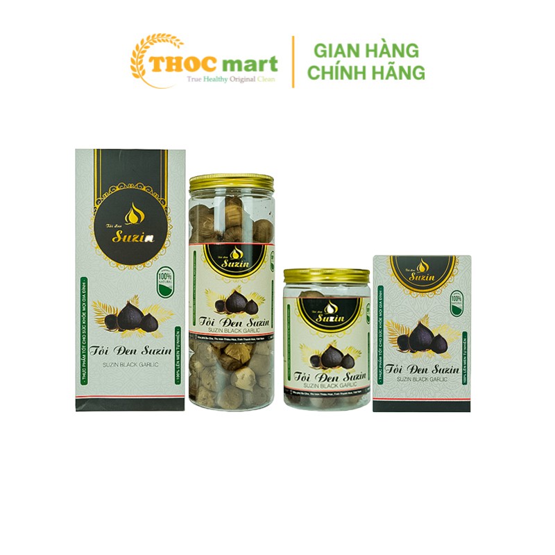 [ THOCmart.vn ] Tỏi Đen cô đơn Suzin lên men tự nhiên 100% thực phẩm cho sức khỏe mọi gia đình