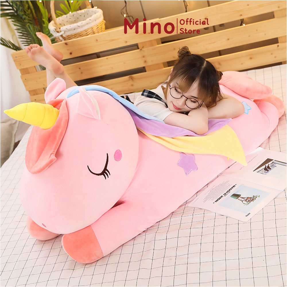 Gấu Bông Gối Ôm Ngựa Pony Cao Cấp Mino TH27