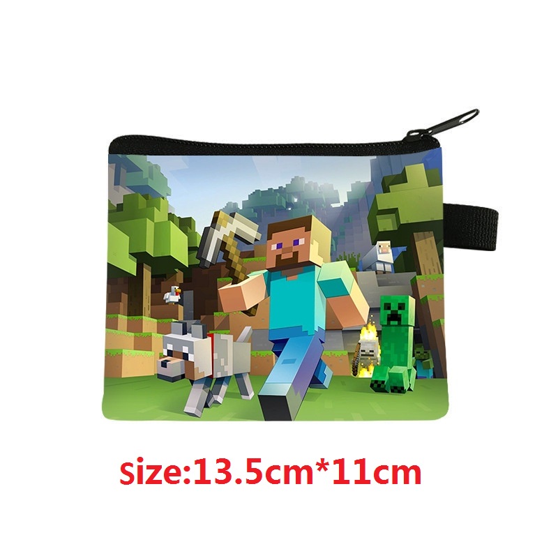 Ví Đựng Tiền Xu 13.5 * 11cm In Họa Tiết Hoạt Hình Dễ Thương Cho Bé