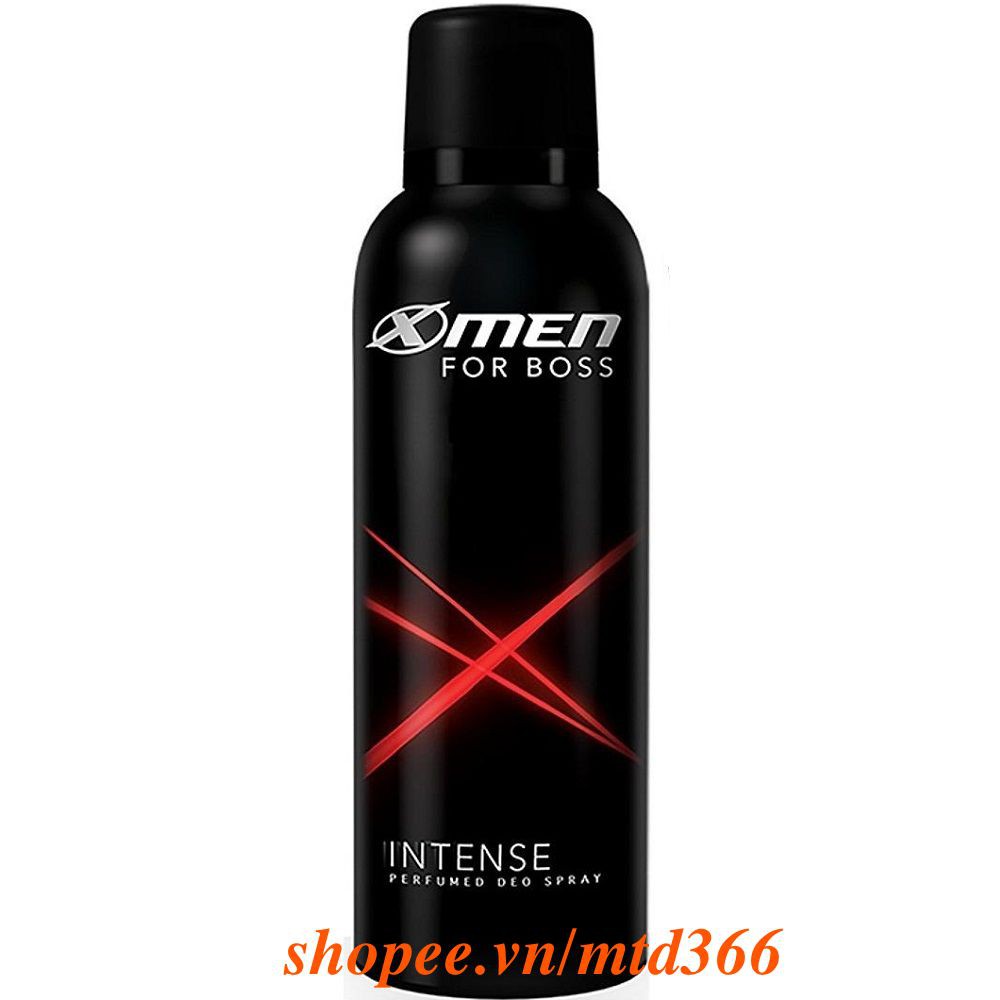 Xịt Khử Mùi Nam 150Ml X-Men For Boss Intense Thơm Hương Nước Hoa.