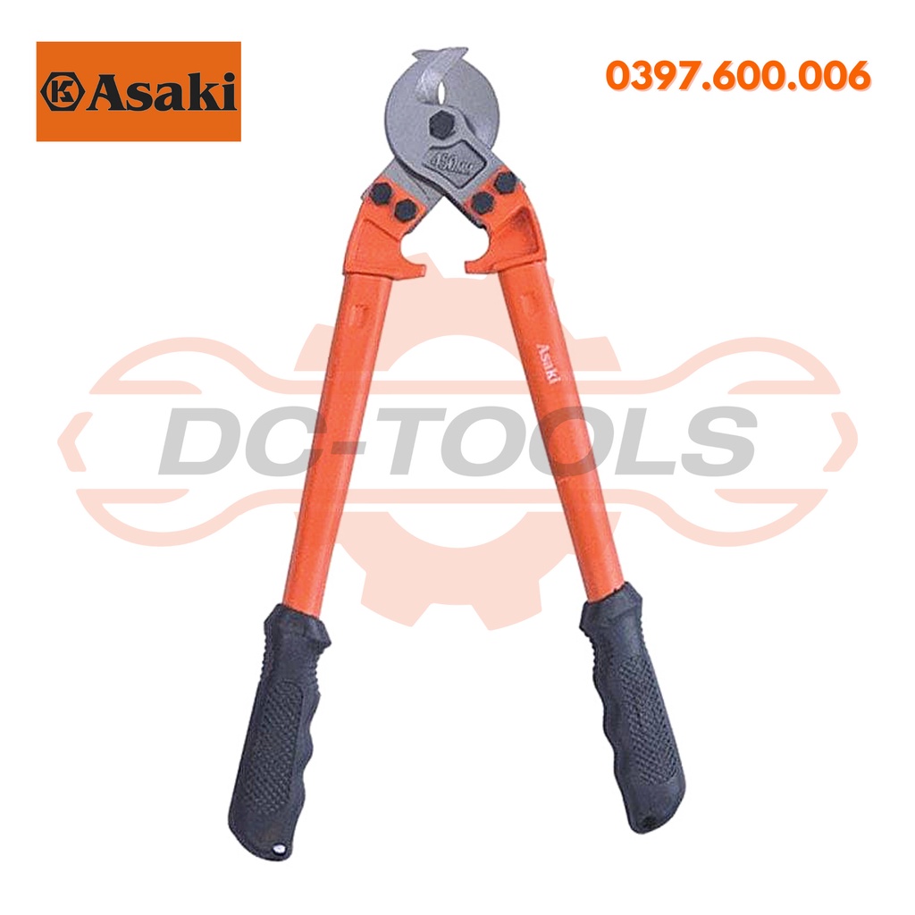 KÌM CẮT CÁP ĐỒNG, CÁP ĐIỆN, CÁP QUANG, NHÔM, SẮT ASAKI 18-36 ICNH DC-TOOLS