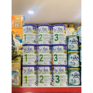 Sữa bò Bubs Organic Úc số 1-2-3 800G date 2022