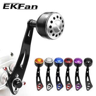 EKfan Tay cầm cuộn hợp kim nhôm dài 100MM, Phụ kiện cuộn dây câu 32MM, dành cho 8x5MM Abu Daiwa, Tay trái & phải có thể trao đổi