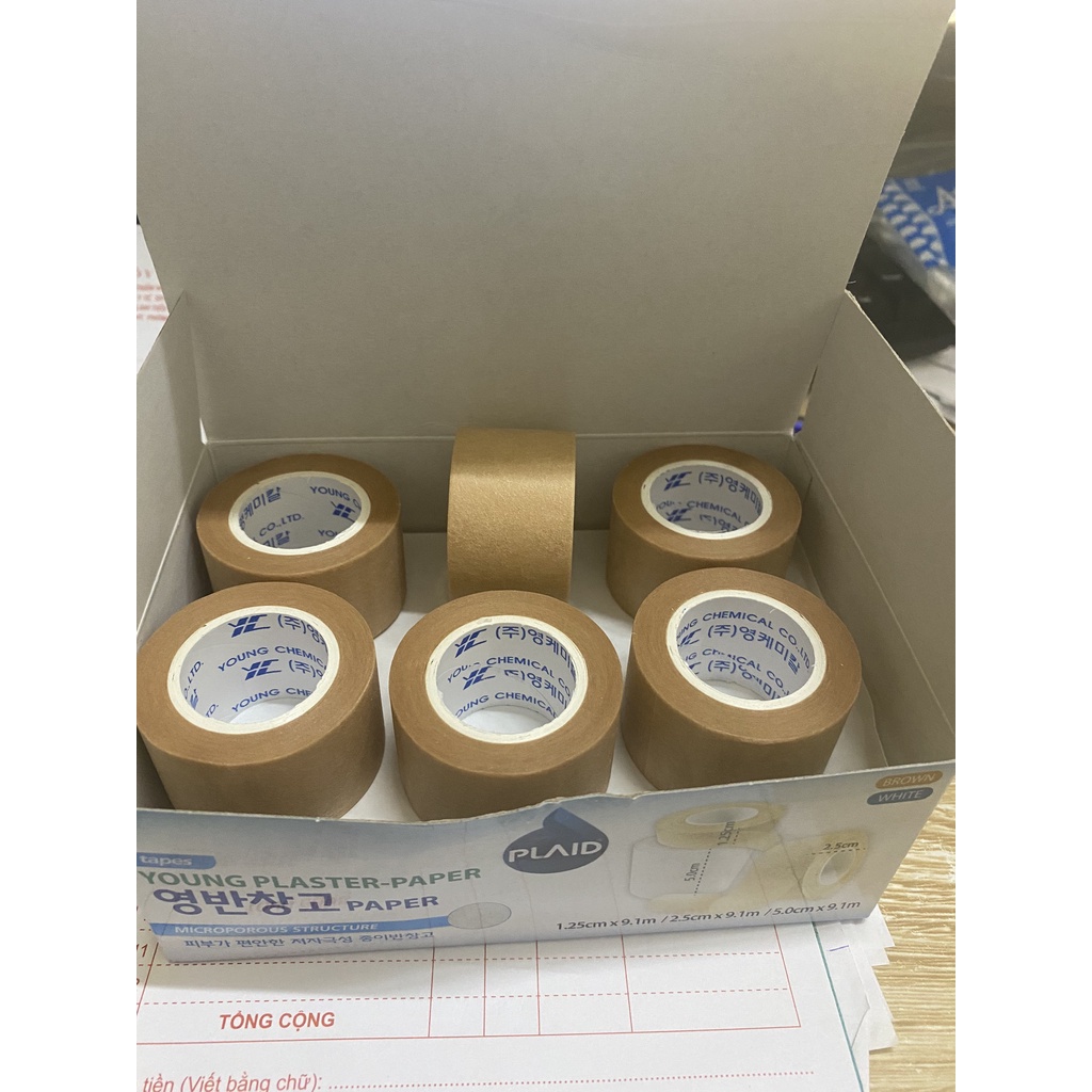 Băng dính giấy thẩm mỹ 2,5cm