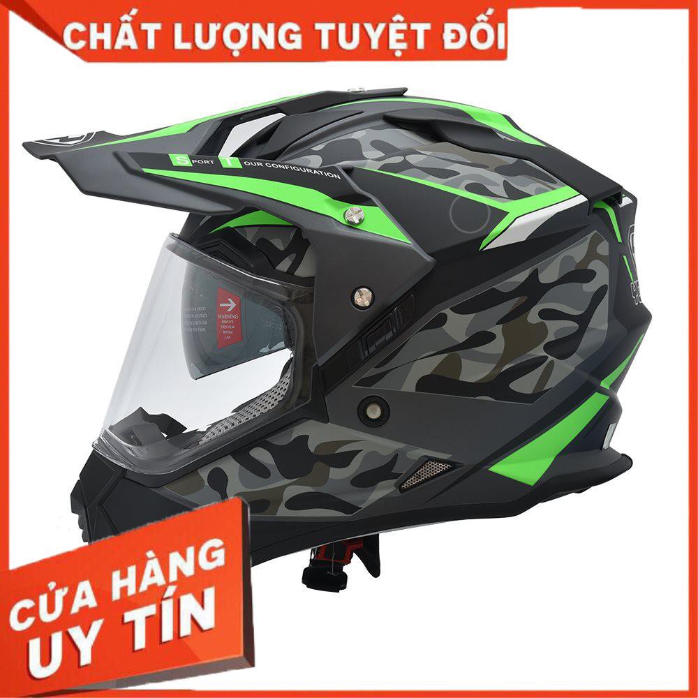 [Hàng Loại A]  MŨ BẢO HIỂM CÀO CÀO  FULLFACE YOHE 632A 2 KÍNH