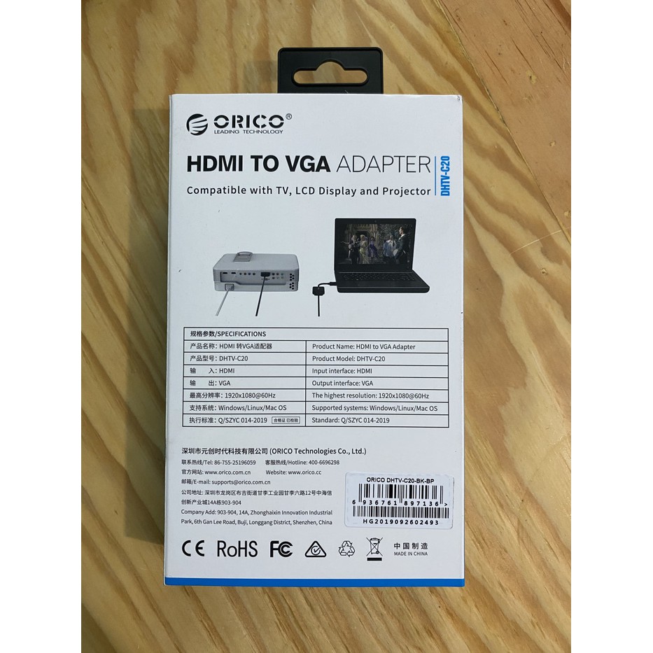 ORICO Đầu Chuyển Đổi Dhtv-C20 Hdmi Sang Vga