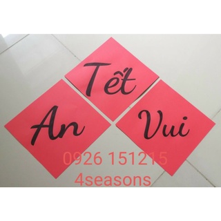 Tem nhãn giấy đỏ dán dưa dán mẹt trang trí tết