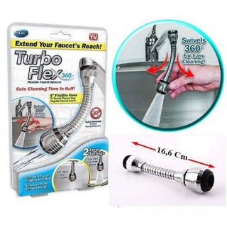 Vòi nước tại vòi điều chỉnh 360 độ turbo flex
