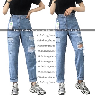 [Hết Hàng]QUẦN JEAN BIG SIZE , QUẦN BAGGY JEAN LƯNG SIÊU CAO, FORM TO