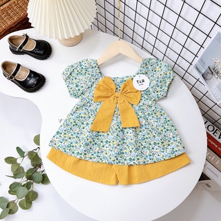 Sét áo hoa dáng babydoll