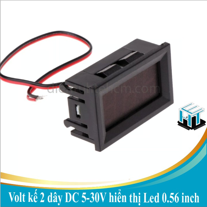 Volt kế 2 dây DC 5-30V hiển thị Led 0.56 inch