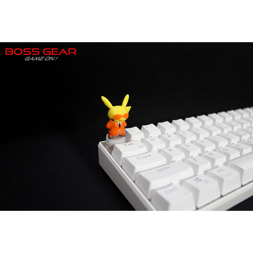 Keycap lẻ hình Pikachu cosplay siêu dễ thương( Keycap Artisan )