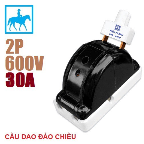 Cầu Dao Điện ĐẢO CHIỀU Cao Cấp 2 Pha 2P 30A 600V