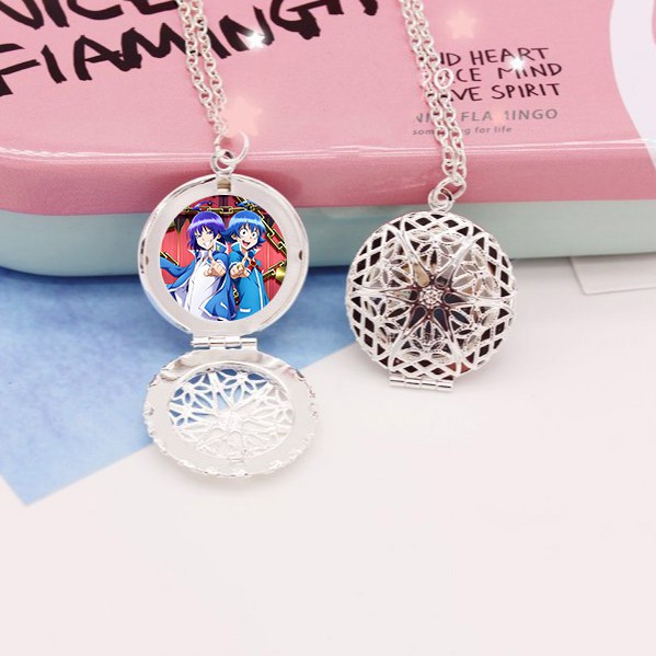 Vòng cổ IN HÌNH Mairimashita! Iruma-kun Iruma giá đáo! anime chibi đóng nắp kim loại xinh xắn