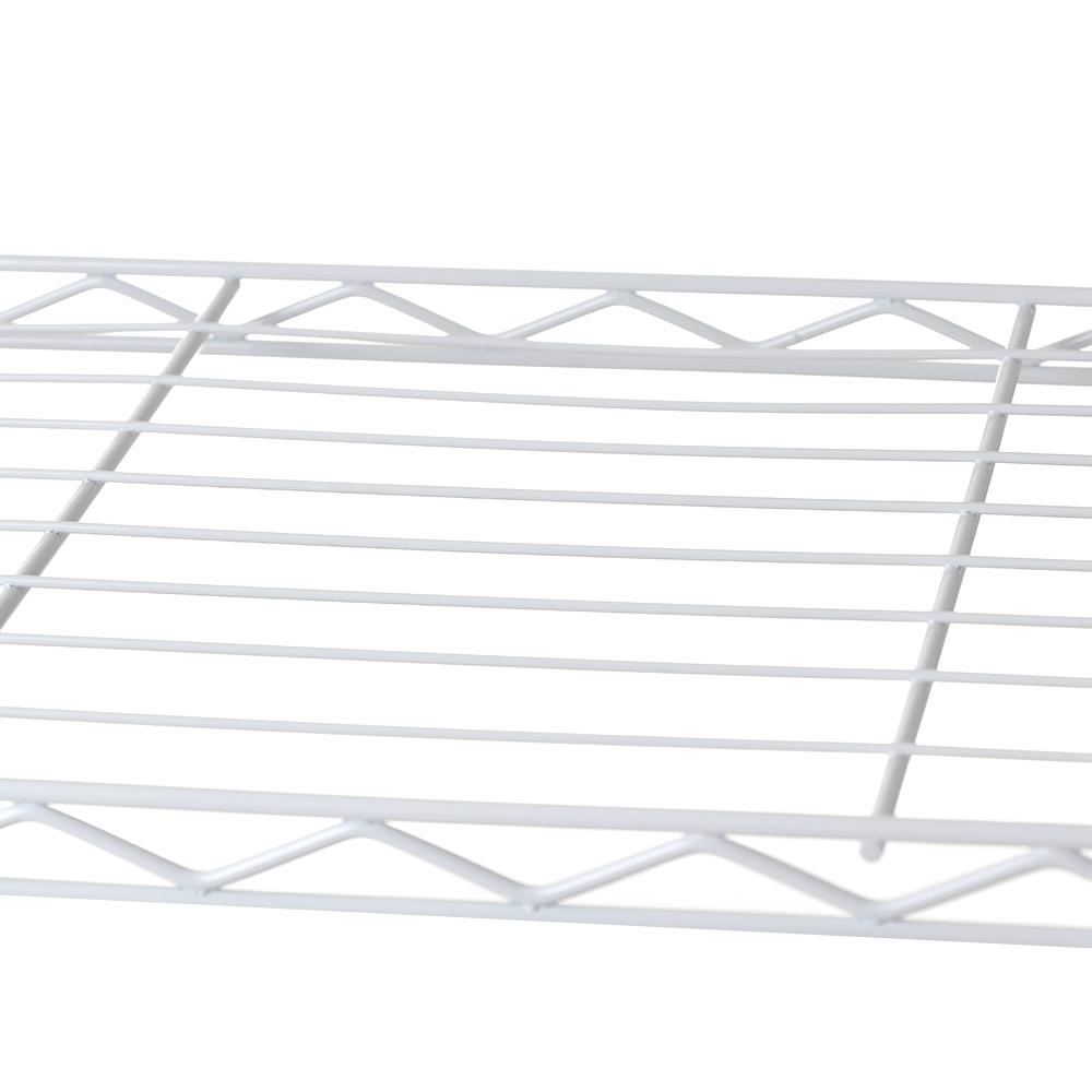 HomeBase STACKO Kệ 3 tầng bằng thép BAZE W60xH60xD30cm màu trắng