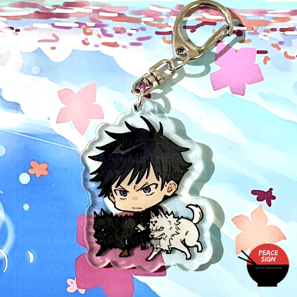 ( M1 ) Móc khóa JUJUTSU KAISEN cute CHÚ THUẬT HỒI CHIẾN anime chibi mica trong acrylic