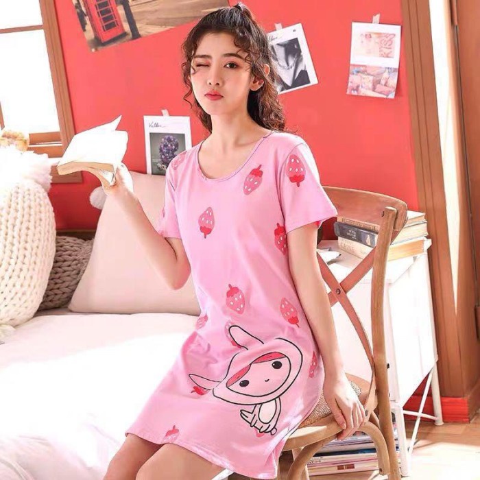 Sẵn sàng! Negligee Áo Choàng Ngủ Nữ Nhập Khẩu - melody Màu Hồng XXL