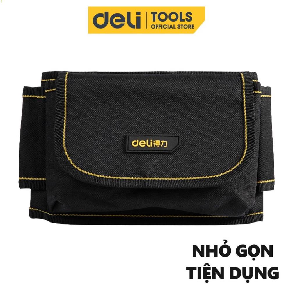 Túi Đựng Đồ Nghề Đeo Thắt Lưng Deli - Nhiều Ngăn Tiện Dụng, Dễ Dàng Mang Theo - DL5864 .