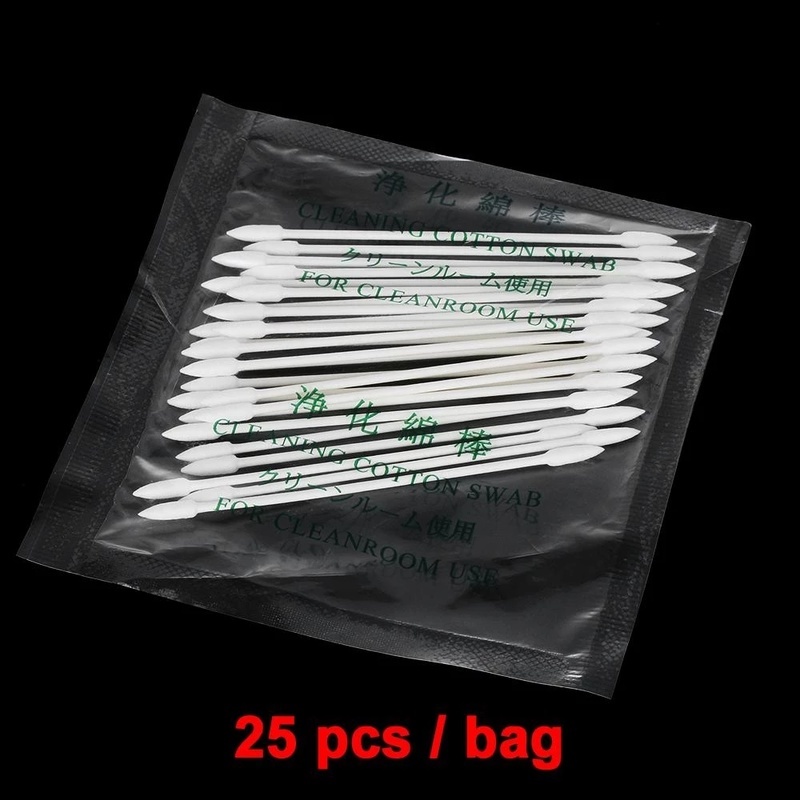Set 25 Tăm Bông Hai Đầu 8Cm Dùng Một Lần Chất Lượng Cao Đa Năng Tiện Lợi Dễ Sử Dụng