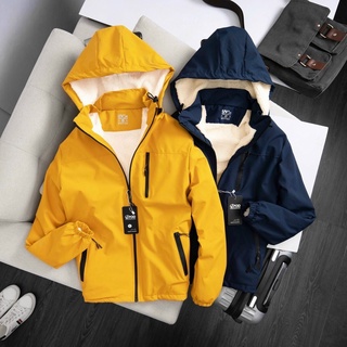 Áo khoác gió lót lông👉SALE OFF👈 áo gió tráng bạc chống nước, lót lông cừu mềm mại ấm áp, kèm ảnh thật