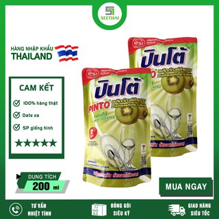 COMBO 2 túi nước rửa chén đậm đặc PINTO Thái Lan 450ml