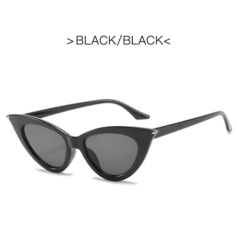 2021 NEW Hip-hop Small Cat Eye Sunglasses Fashion Women Eyeglasses with Retro Style Shades glasses
