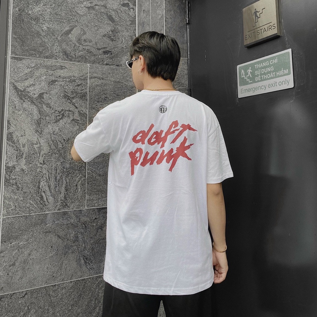 Áo thun vintage Daft Punk unisex oversize