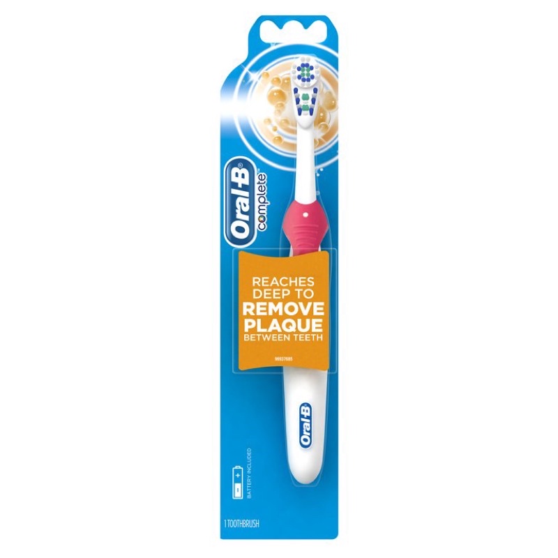 Bàn Chải Đánh Răng Pin Oral-B Complete Action - 4 màu sắc - Set đầu thay thế