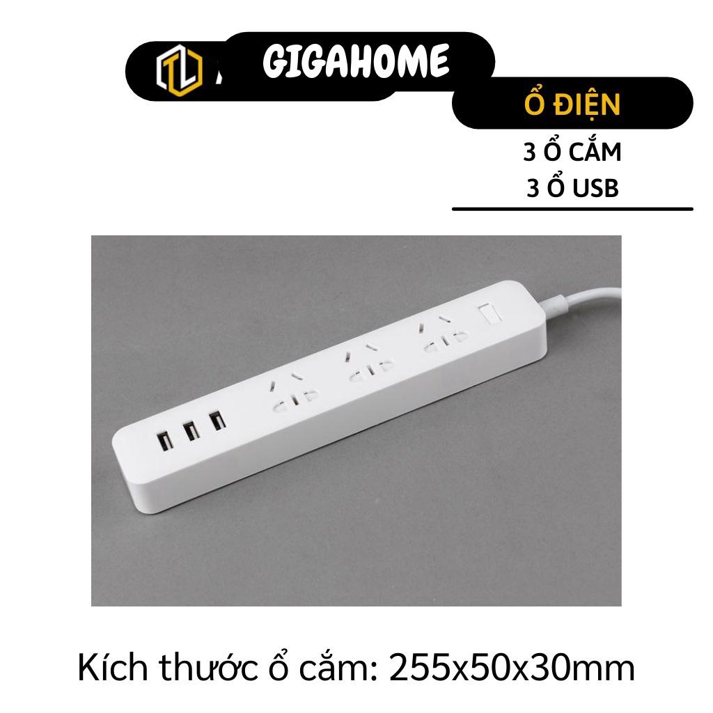 Ổ điện usb  GIÁ VỐN] Ổ cắm điện đa năng 3 ổ cắm và 3 ổ usb, chống rỏ rỉ điện, cháy nổ, tự nhắt khi dòng điện quá tải 8