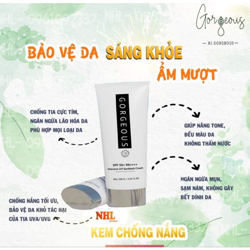 Kem chống nắng Múi xù