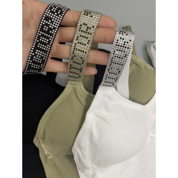 BRA DỆT FORM DÀI ĐÍNH HẠT VICTOR