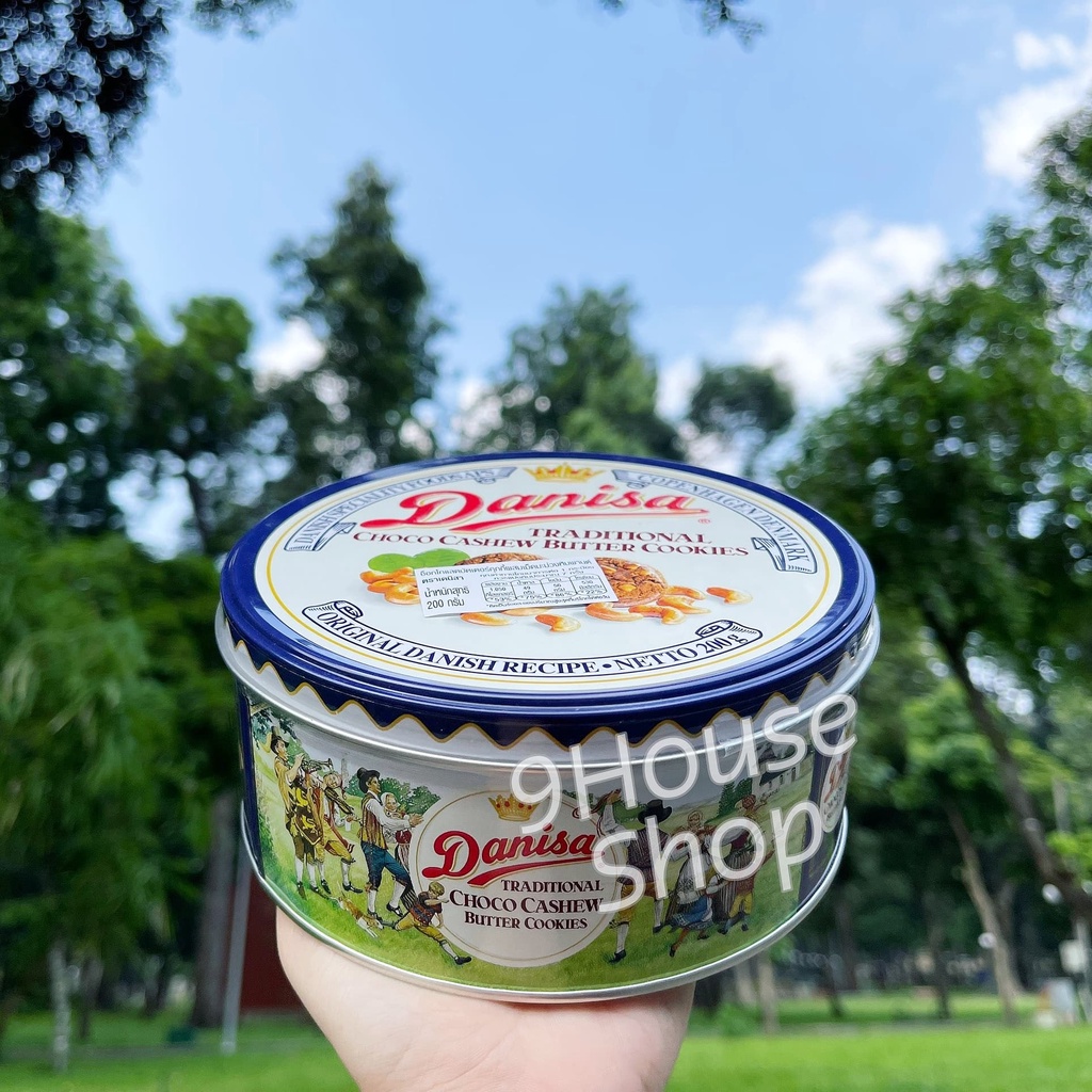 (DATE 08/23 Bánh Quy DANISA Hạt Điều 200gram
