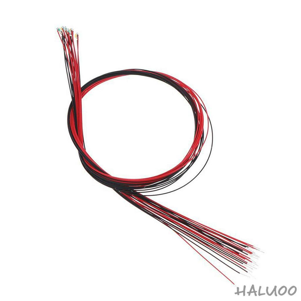 Bộ 20 Mô Hình Tàu Lửa Mini Có Đèn LED Dùng Trang Trí Tiểu Cảnh