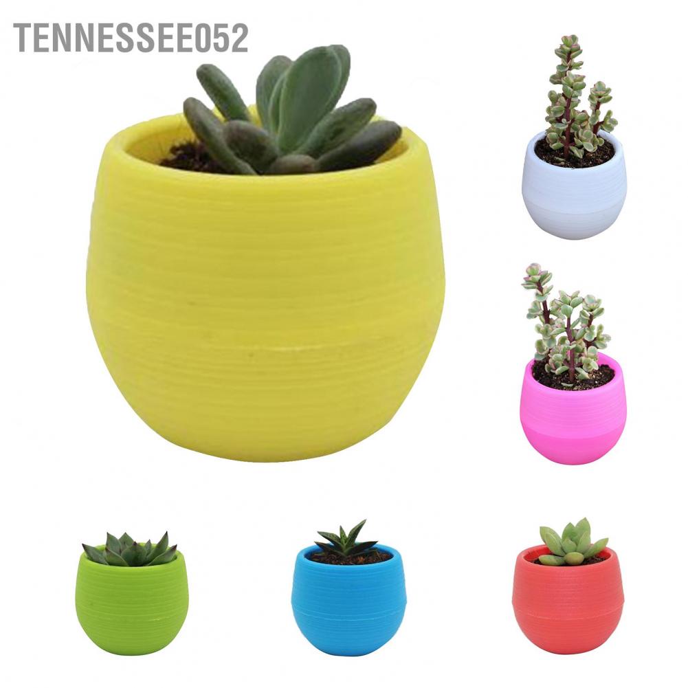 Tennessee052 Succulent Pot Mini Seedling Flower Container Plastic for Garden Courtyard Balcony