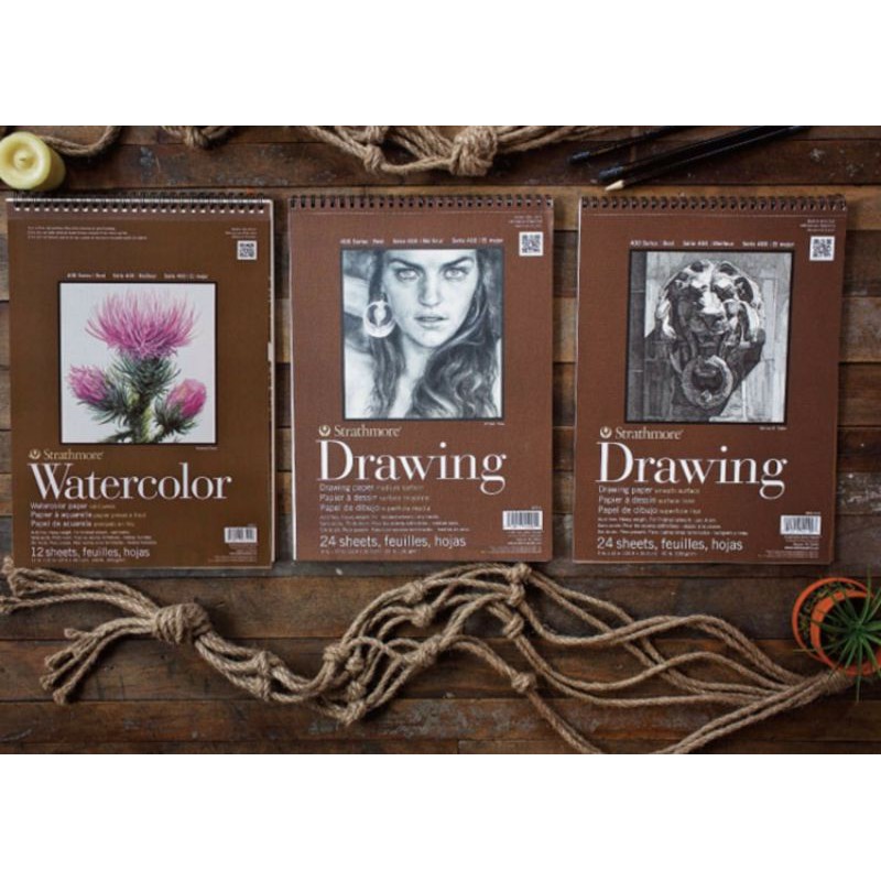 Strathmore Toner / Aquarelle / Gouache / Sketch / Color Lead Sketchbook 400  Series