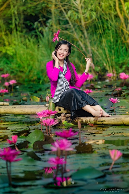 Set áo bà ba kèm váy đụp