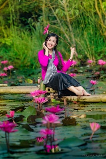 Set áo bà ba kèm váy đụp