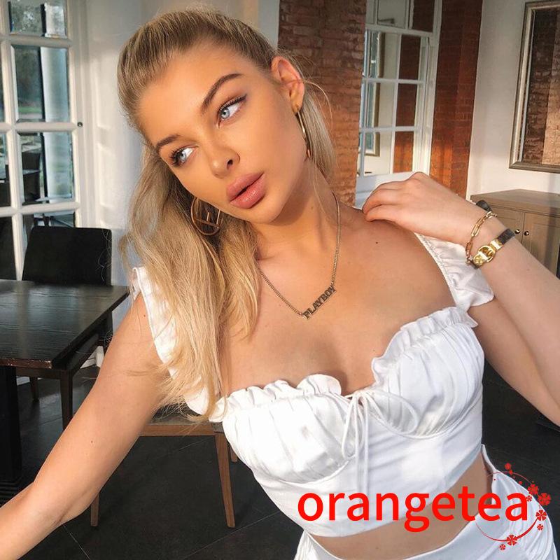 Áo Lửng Hai Dây Phối Nơ Quyến Rũ Cho Nữ | BigBuy360 - bigbuy360.vn