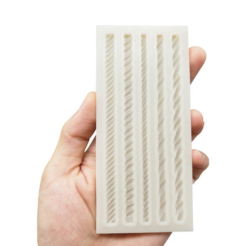 Khuôn Silicone Làm Bánh Tạo Hình Dây Thừng Độc Đáo Tiện Dụng