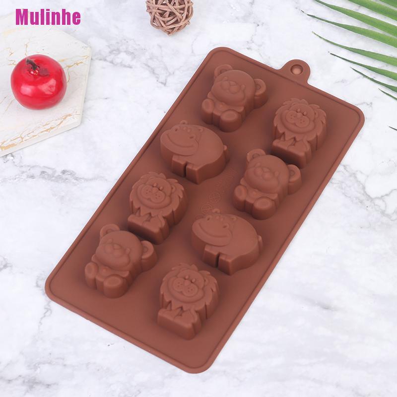 Khuôn Silicone Tạo Hình Động Vật Dễ Thương Làm Bánh Xà Phòng Tiện Dụng