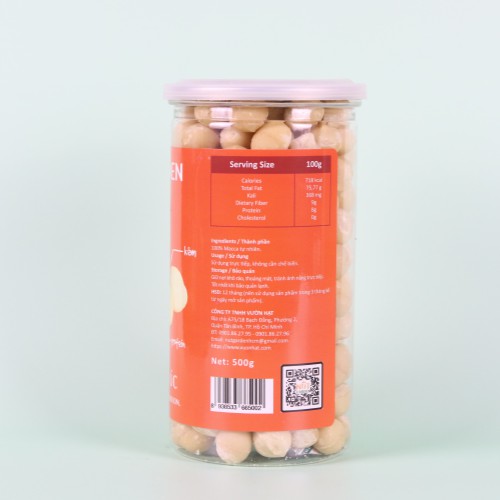 Nhân Hạt Macca Nut Garden - NK Úc - Macca Cao Cấp Đã Tách Vỏ - 200gr, 500gr