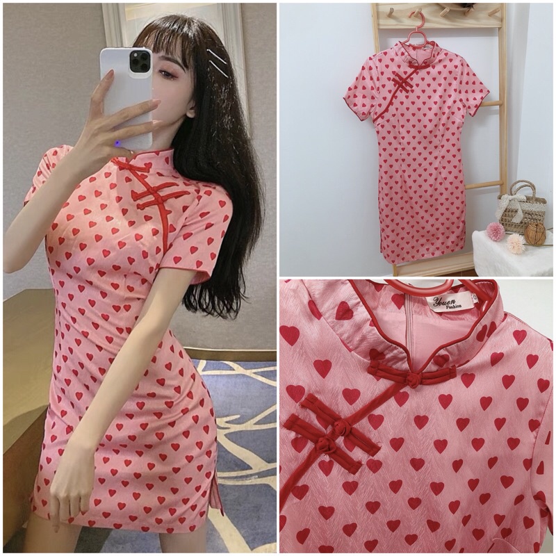 Sườn xám body quyến rũ thanh lịch có size 60 kg