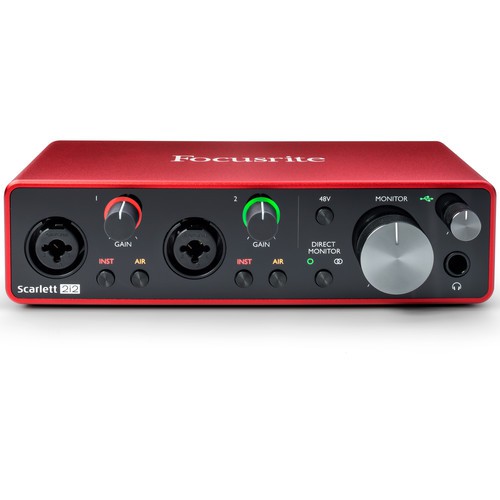 Card âm thanh Focusrite Scarlett 2i2 2x2 USB Audio Interface (3rd Generation)