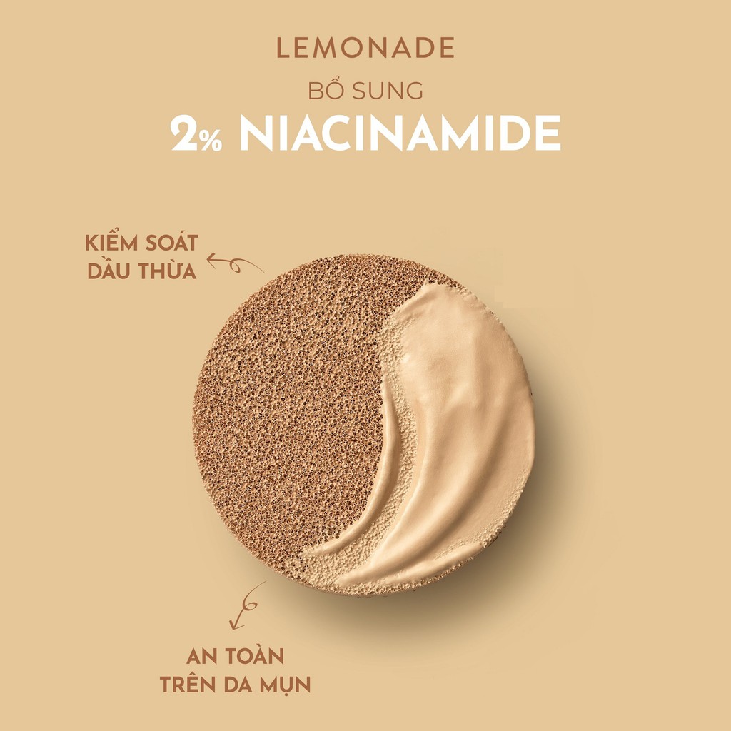 Phấn nước siêu kiềm dầu Lemonade Supermatte Cushion 15g | WebRaoVat - webraovat.net.vn